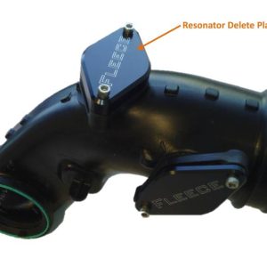 Fleece Performance 11-16 6.6L GM Duramax Resonator Delete Plate