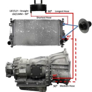 Fleece Performance 06-10 GM Duramax 6.6L LBZ/LMM Allison Transmission Cooler Lines