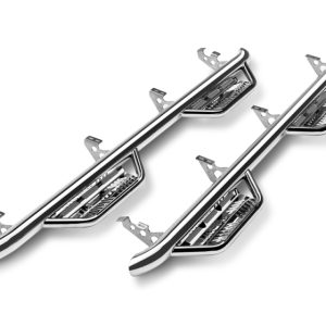 N-Fab Podium SS 2019 Dodge RAM 2500/3500 Crew Cab All Beds Gas/Diesel - Polished Stainless - 3in